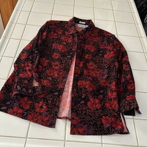 Joanna suede velvety feel shirt jacket size L